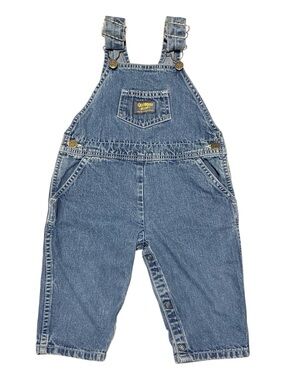 Vintage 90’s OshKosh B'gosh Blue Denim Kids Overalls